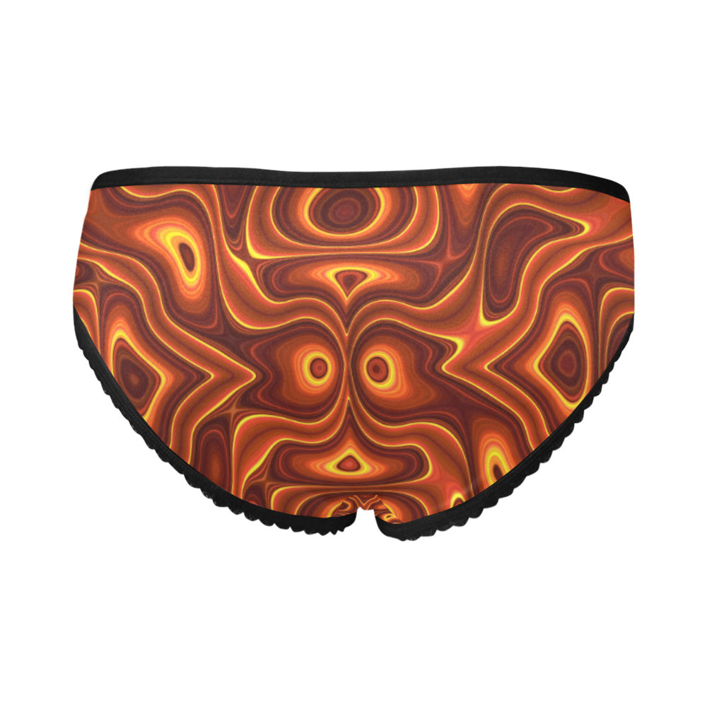 Be My Lava Women's All Over Print Girl Briefs (Model L14)