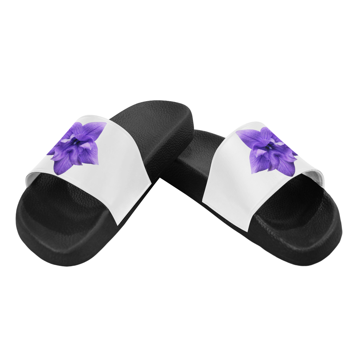 Balloon Flower Women's Slide Sandals (Model 057)
