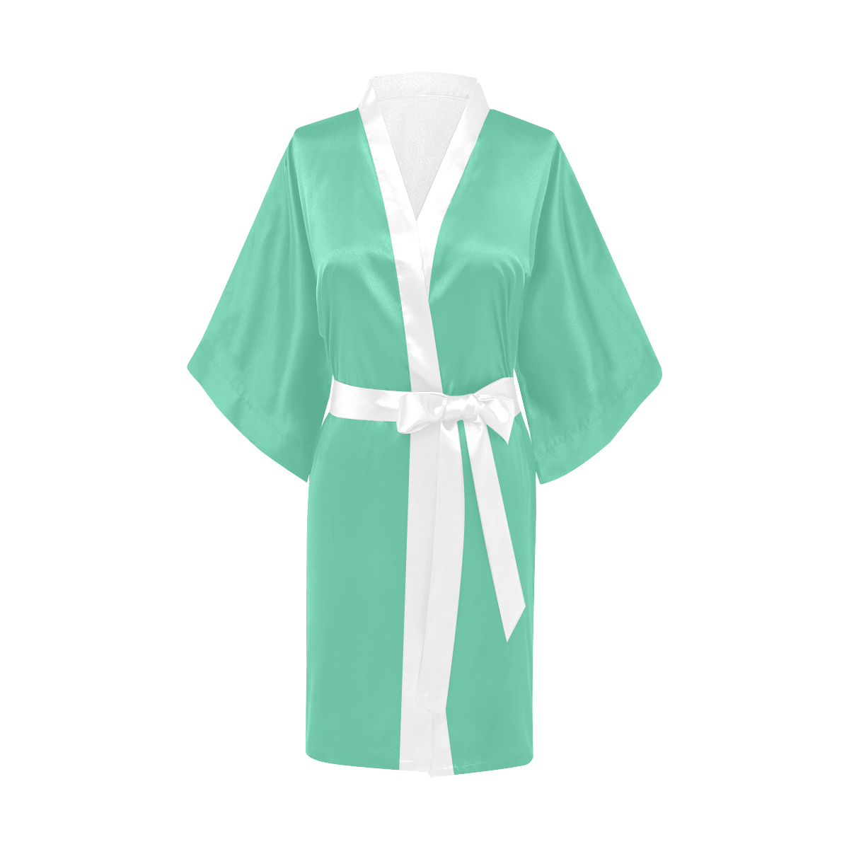 color medium aquamarine Kimono Robe