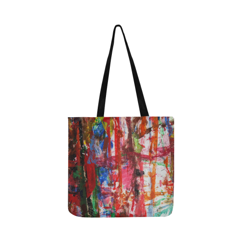Paint on a white background Reusable Shopping Bag Model 1660 (Two sides)