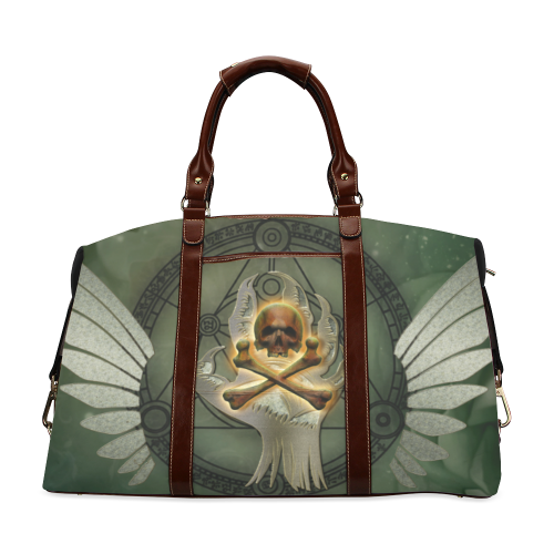 Skull in a hand Classic Travel Bag (Model 1643) Remake