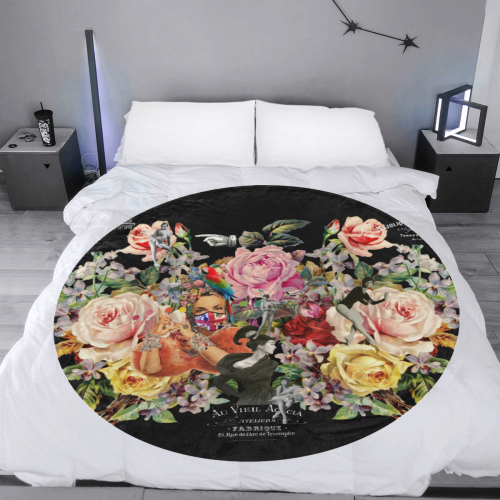 Nuit des Roses 2020 Circular Ultra-Soft Micro Fleece Blanket 60"