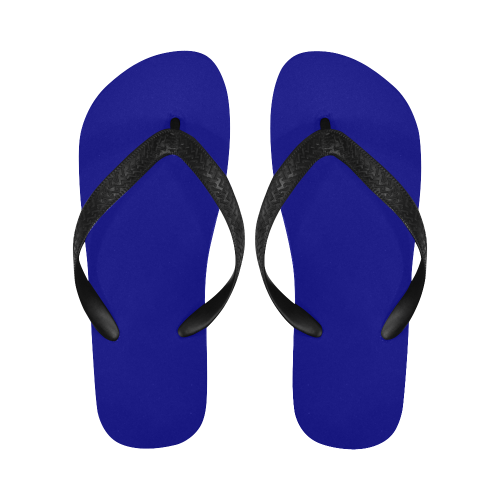 color navy Flip Flops for Men/Women (Model 040)