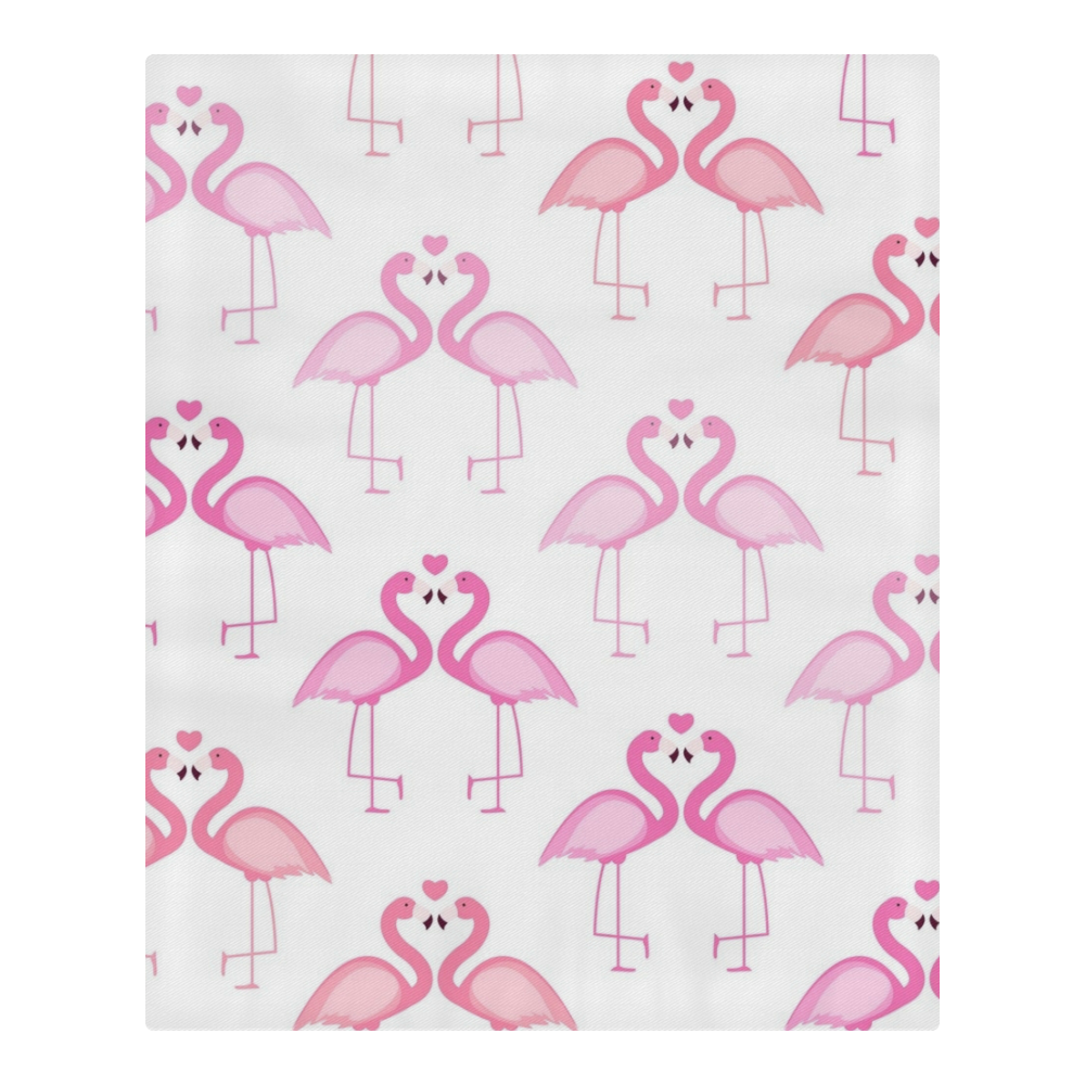Pink Flamingos 3-Piece Bedding Set