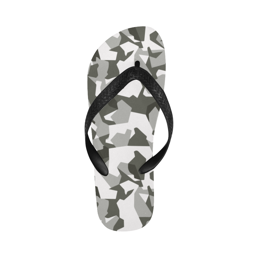 Swedish M90 Urban Camouflage Flip Flops for Men/Women (Model 040)
