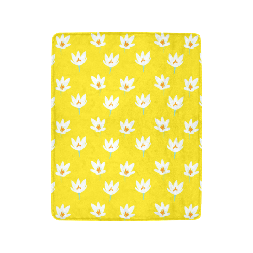 RL Yellow Ultra-Soft Micro Fleece Blanket 40"x50"