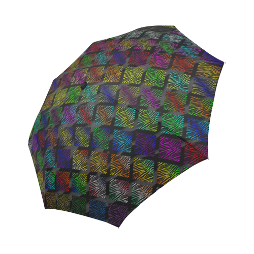 Ripped SpaceTime Stripes Collection Auto-Foldable Umbrella (Model U04)