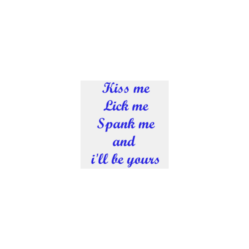 Kiss me Personalized Temporary Tattoo (15 Pieces)