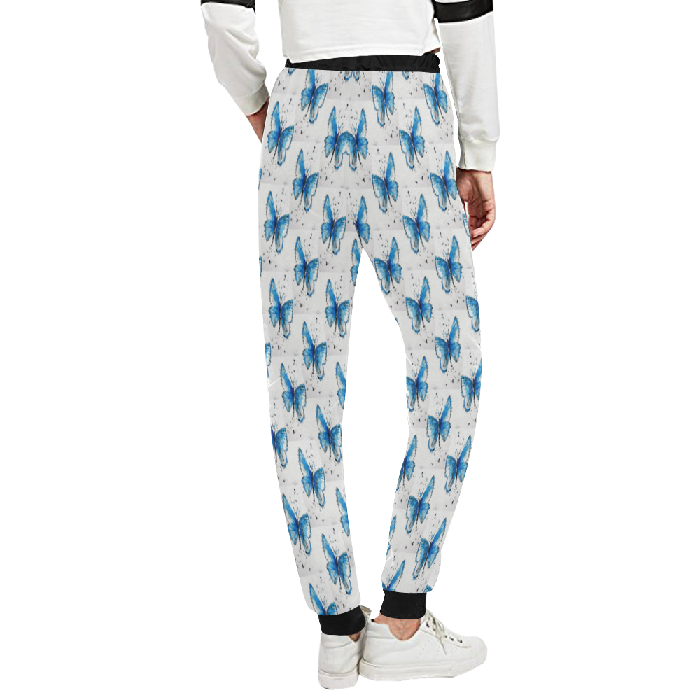 Butterfly Unisex All Over Print Sweatpants (Model L11)