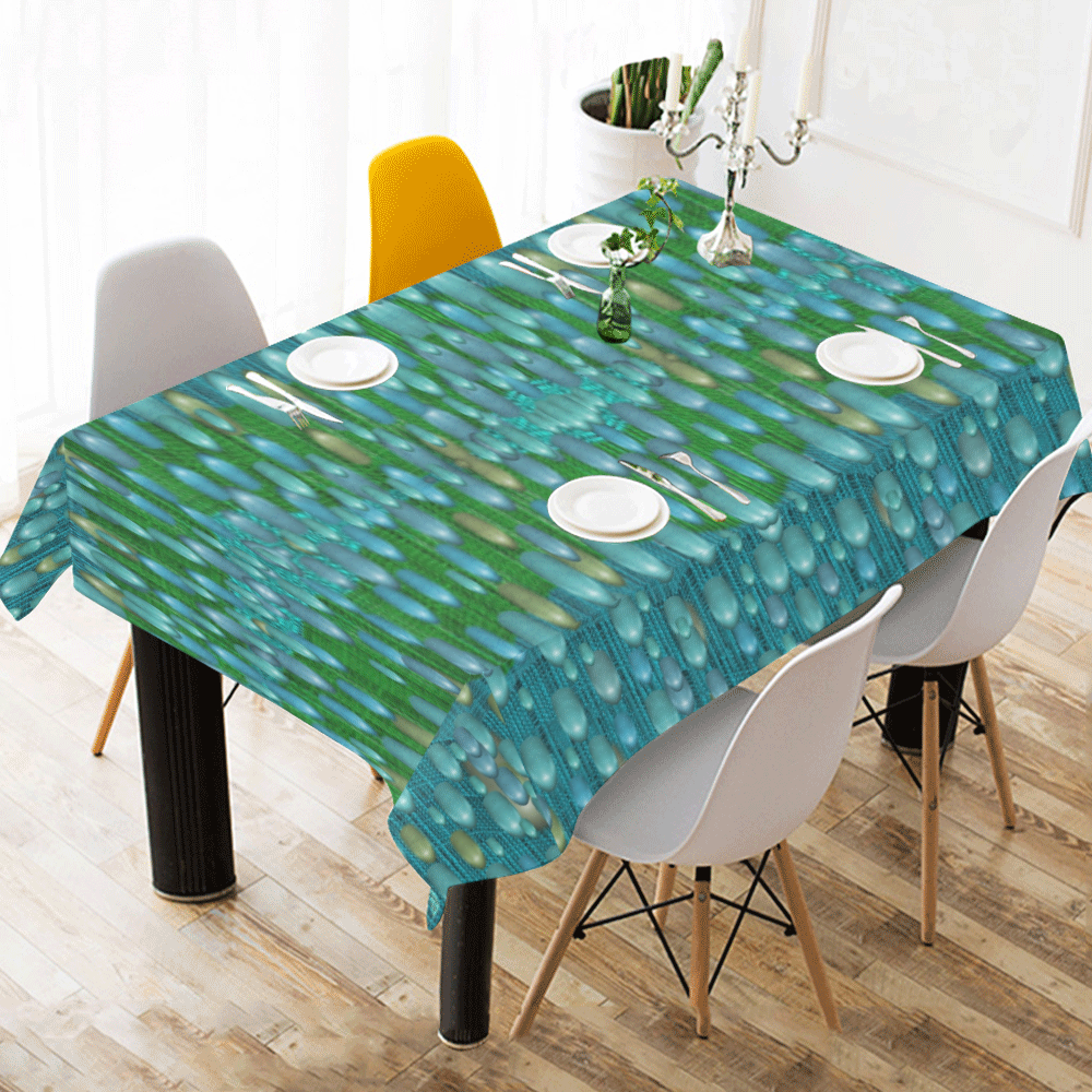 starfall and rain Cotton Linen Tablecloth 60" x 90"