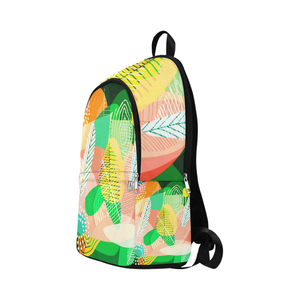 flower pattern Fabric Backpack for Adult (Model 1659)
