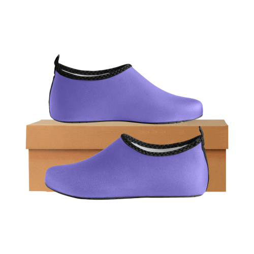 color slate blue Men's Slip-On Water Shoes (Model 056)