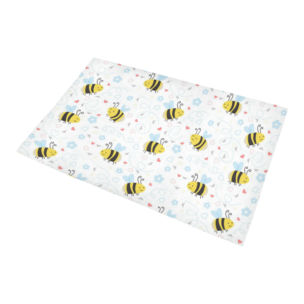 Cute Bee Pattern Bath Rug 20''x 32''