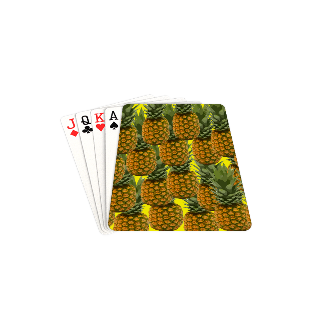 tropical pineapple Playing Cards 2.5"x3.5"