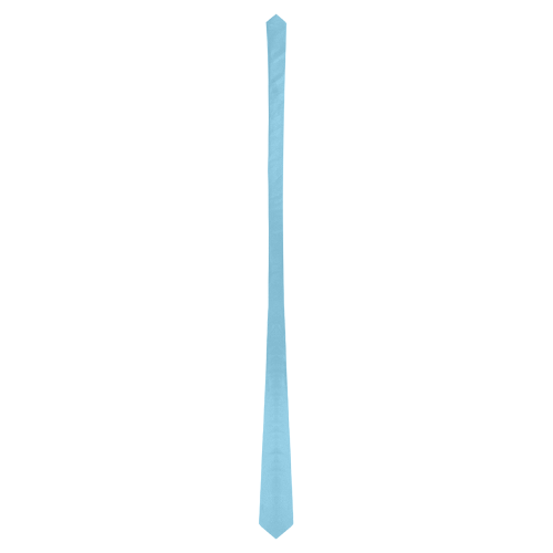 color baby blue Classic Necktie (Two Sides)