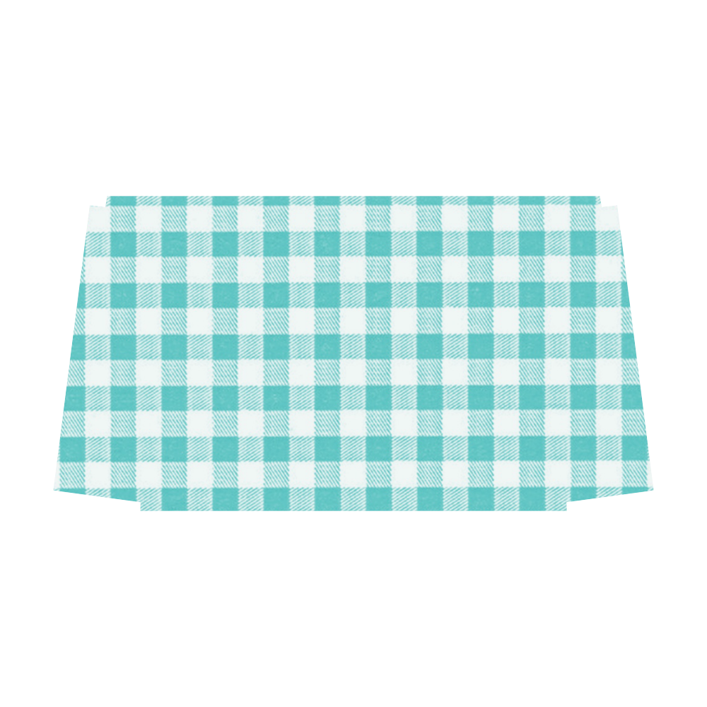 Teal Picnic Plaid Classic Travel Bag (Model 1643) Remake