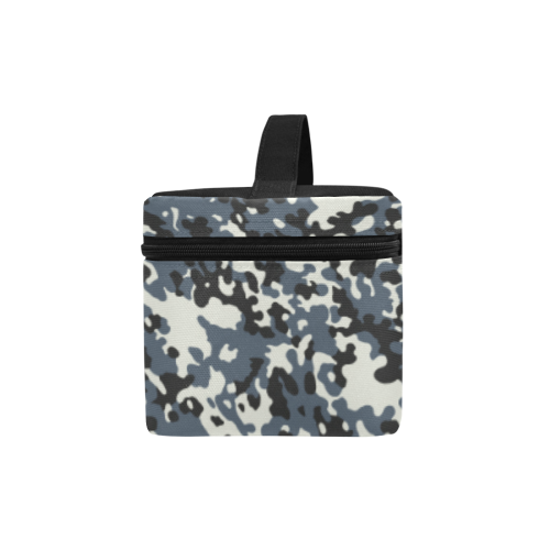 Urban City Black/Gray Digital Camouflage Cosmetic Bag/Large (Model 1658)
