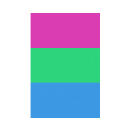 Polysexual Flag Garden Flag 12‘’x18‘’（Without Flagpole）