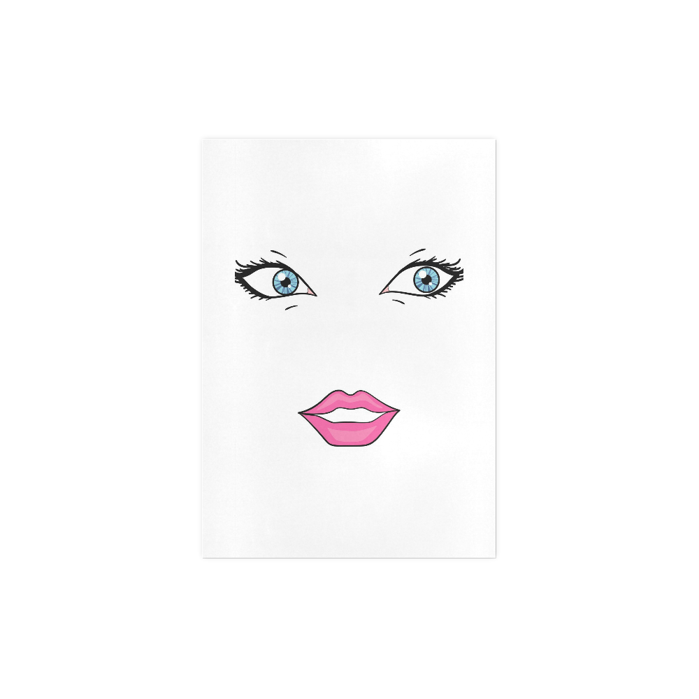 Eyes & Lips Art Print 7‘’x10‘’
