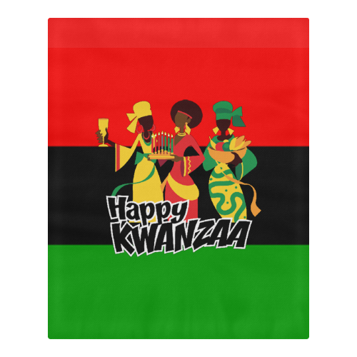 Happy Kwanzaa 3-Piece Bedding Set