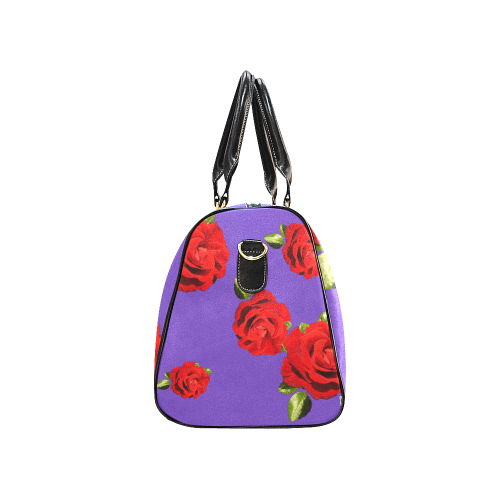 Fairlings Delight's Floral Luxury Collection- Red Rose Waterproof Travel Bag/Large 53086d8 New Waterproof Travel Bag/Large (Model 1639)