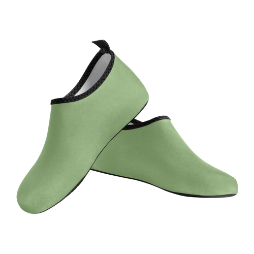 color asparagus Men's Slip-On Water Shoes (Model 056)