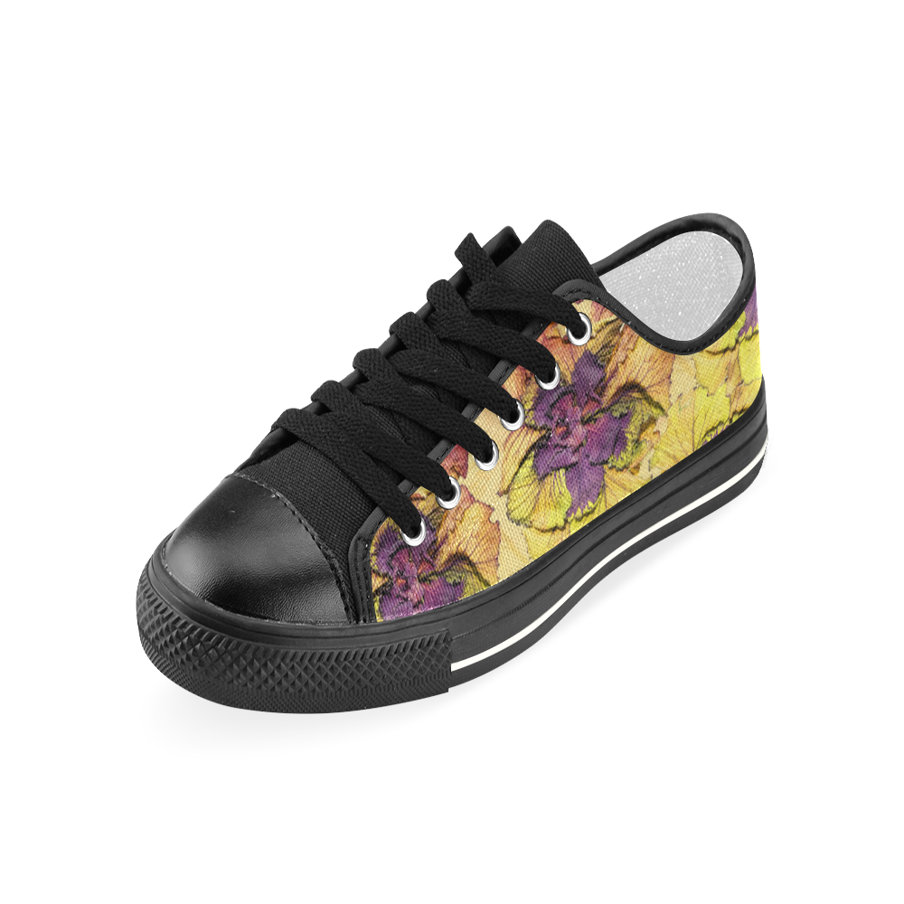 AFTERLIFE_SUPER_SATCH Women's Classic Canvas Shoes (Model 018)