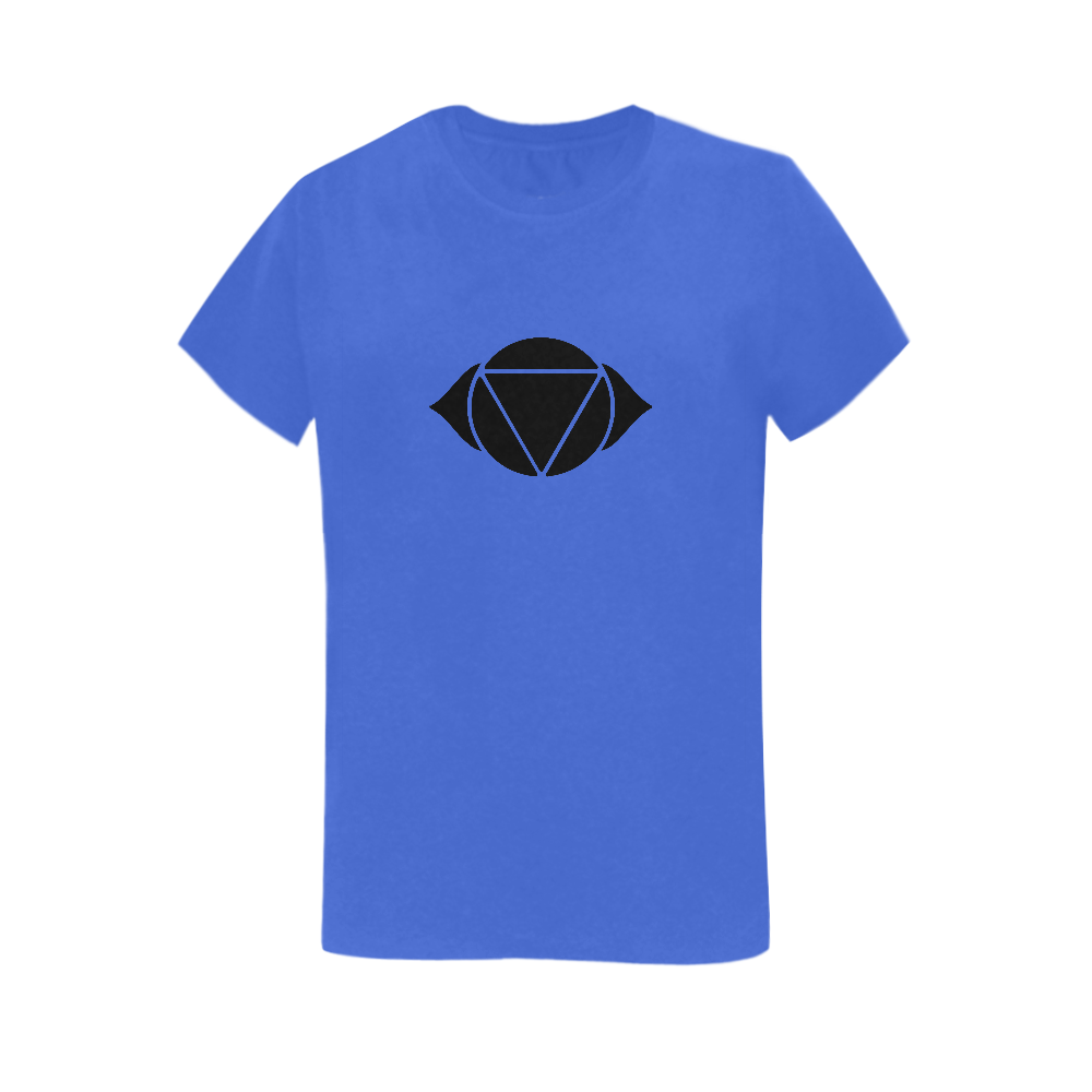 Third Eye Chakra Women's T-Shirt in USA Size (Two Sides Printing)