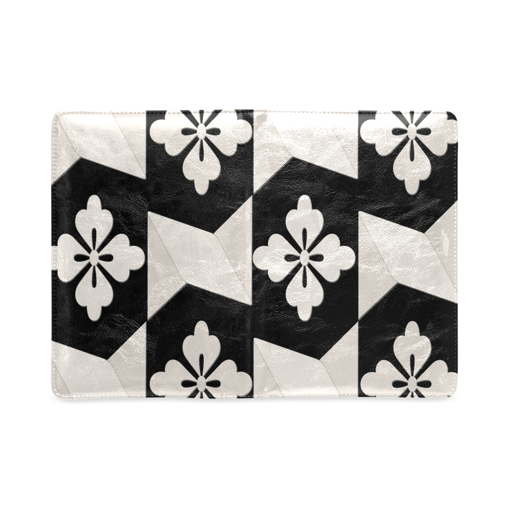 Black White Tiles Custom NoteBook A5
