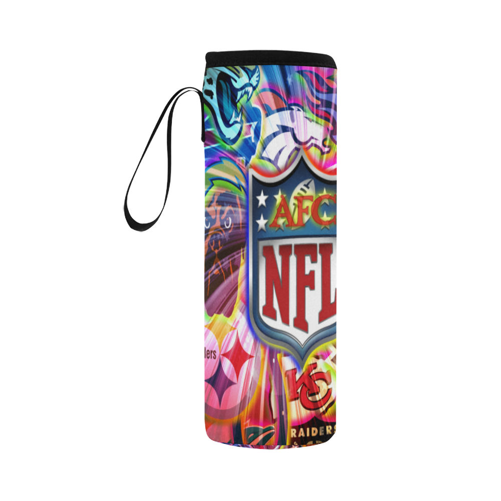 2018 NFL AFC by TheONE Savior @ IMpossABLE Endeavors Neoprene Water Bottle Pouch/Large