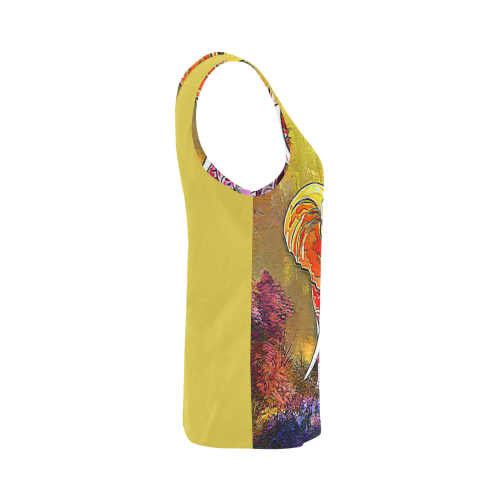 The Elephant All Over Print Tank Top for Women (Model T43)