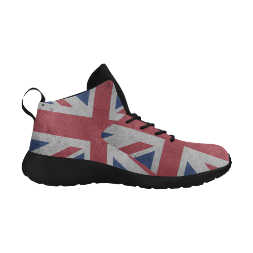 United Kingdom Union Jack Flag - Grunge 1 Women's Chukka Training Shoes (Model 57502)