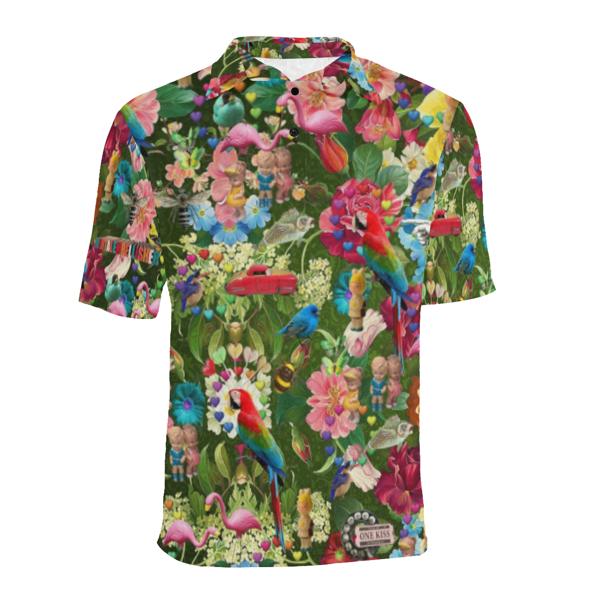 Is it Springtime Yet? Men's All Over Print Polo Shirt (Model T55)