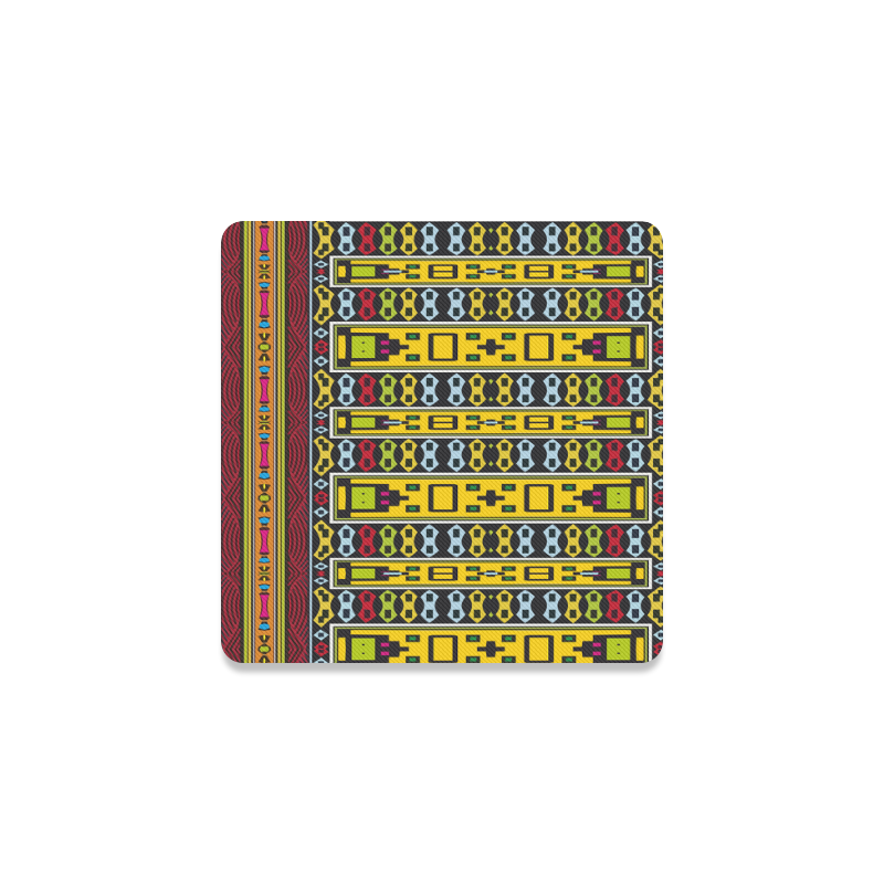Shapes rows Square Coaster