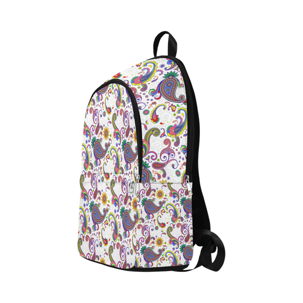Bright paisley Fabric Backpack for Adult (Model 1659)