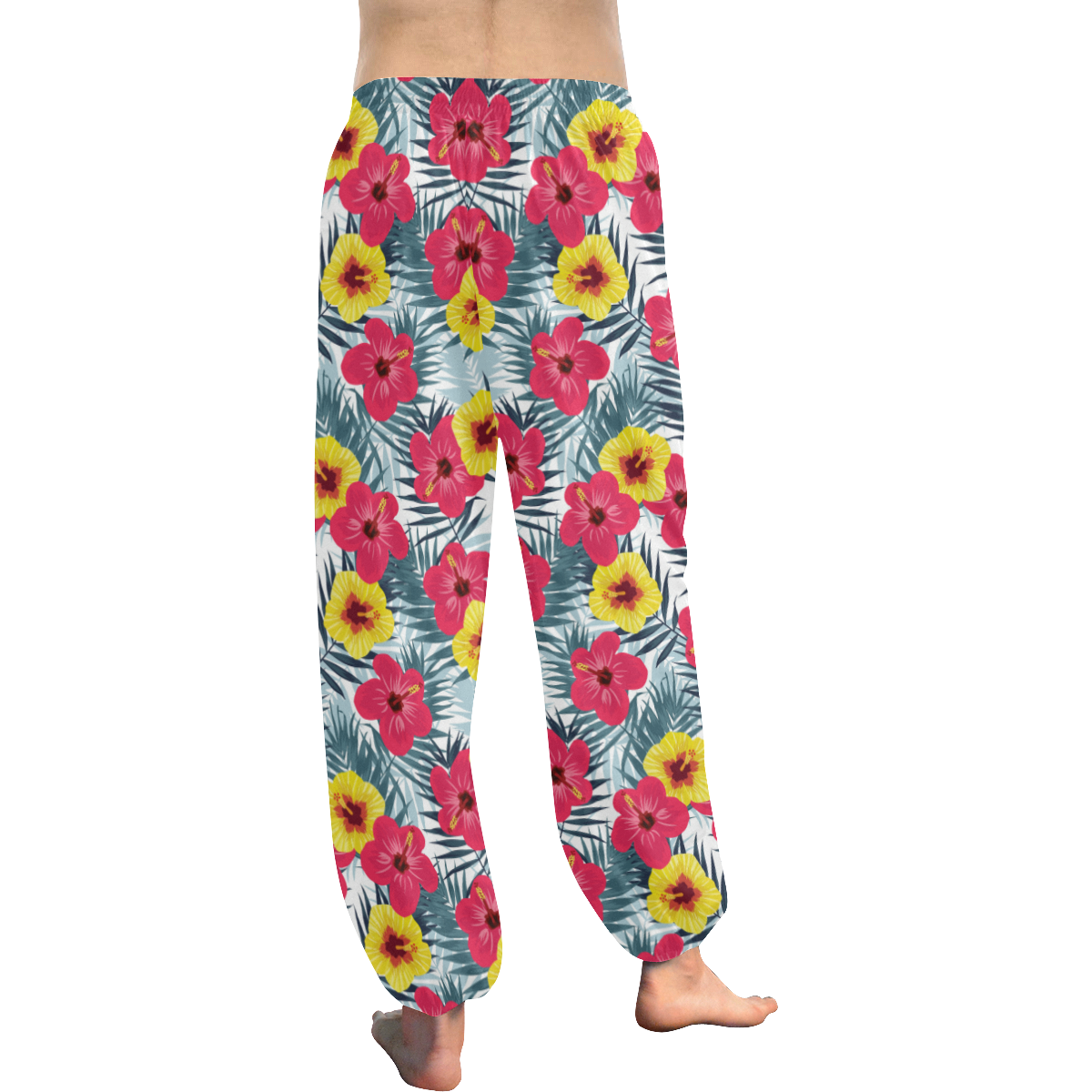 Gumamela Tropical Women's All Over Print Harem Pants (Model L18)