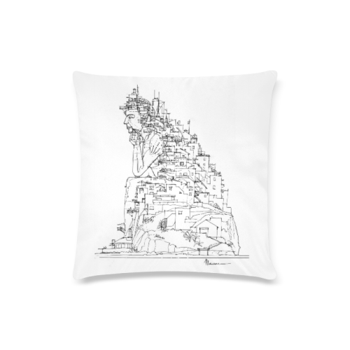 trsaposizione Custom Zippered Pillow Case 16"x16"(Twin Sides)