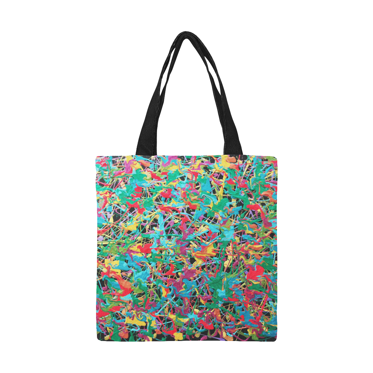 Occupied All Over Print Canvas Tote Bag/Small (Model 1697)