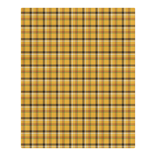 Yellow Tartan (Plaid) 3-Piece Bedding Set