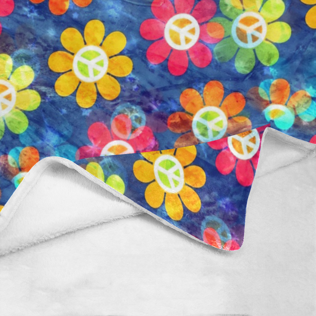 Flower by Nico Bielow Ultra-Soft Micro Fleece Blanket 70''x80''