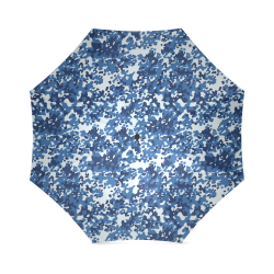 Digital Blue Camouflage Foldable Umbrella (Model U01)
