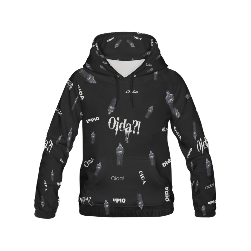 Oida All Over Print Hoodie for Men/Large Size (USA Size) (Model H13)