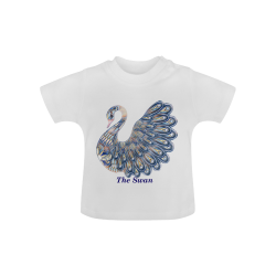 The Swan Design By Me by Doris Clay-Kersey Baby Classic T-Shirt (Model T30)