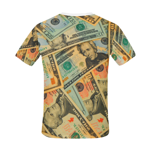 US DOLLARS 2 All Over Print T-Shirt for Men/Large Size (USA Size) Model T40)