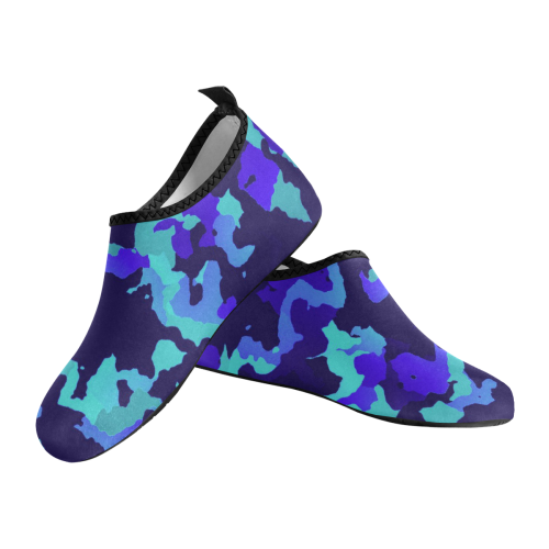 new modern camouflage D by JamColors Kids' Slip-On Water Shoes (Model 056)