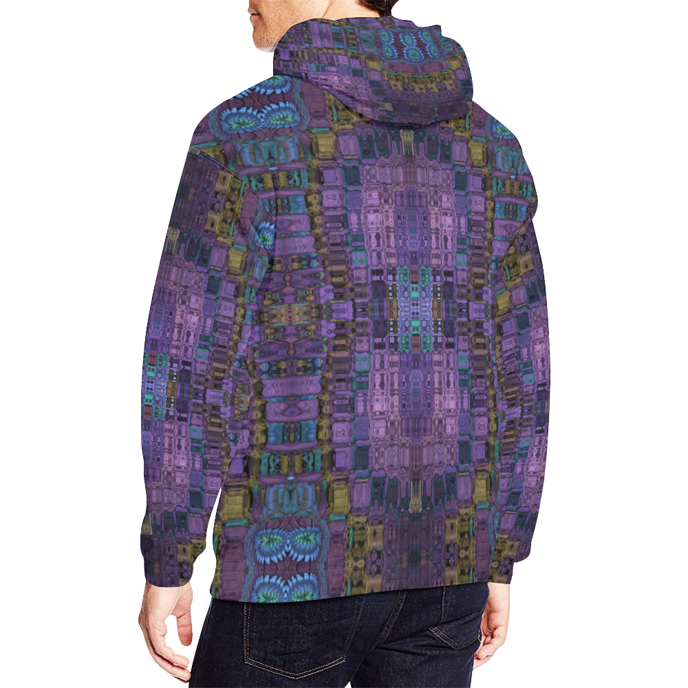 Expand Your Mind All Over Print Hoodie for Men/Large Size (USA Size) (Model H13)