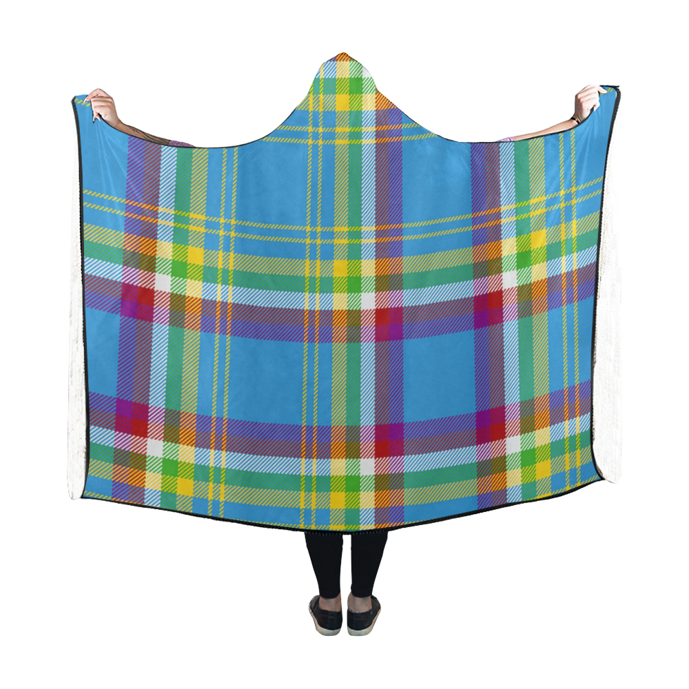 Yukon Tartan Hooded Blanket 60''x50''