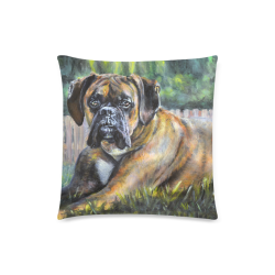 Boxer Custom Zippered Pillow Case 18"x18"(Twin Sides)