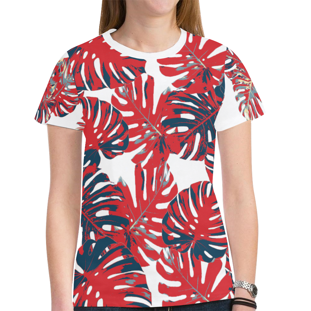 cheeseplant1 New All Over Print T-shirt for Women (Model T45)