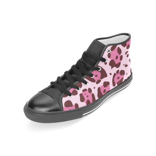 PINK PASSION Women's Classic High Top Canvas Shoes (Model 017)